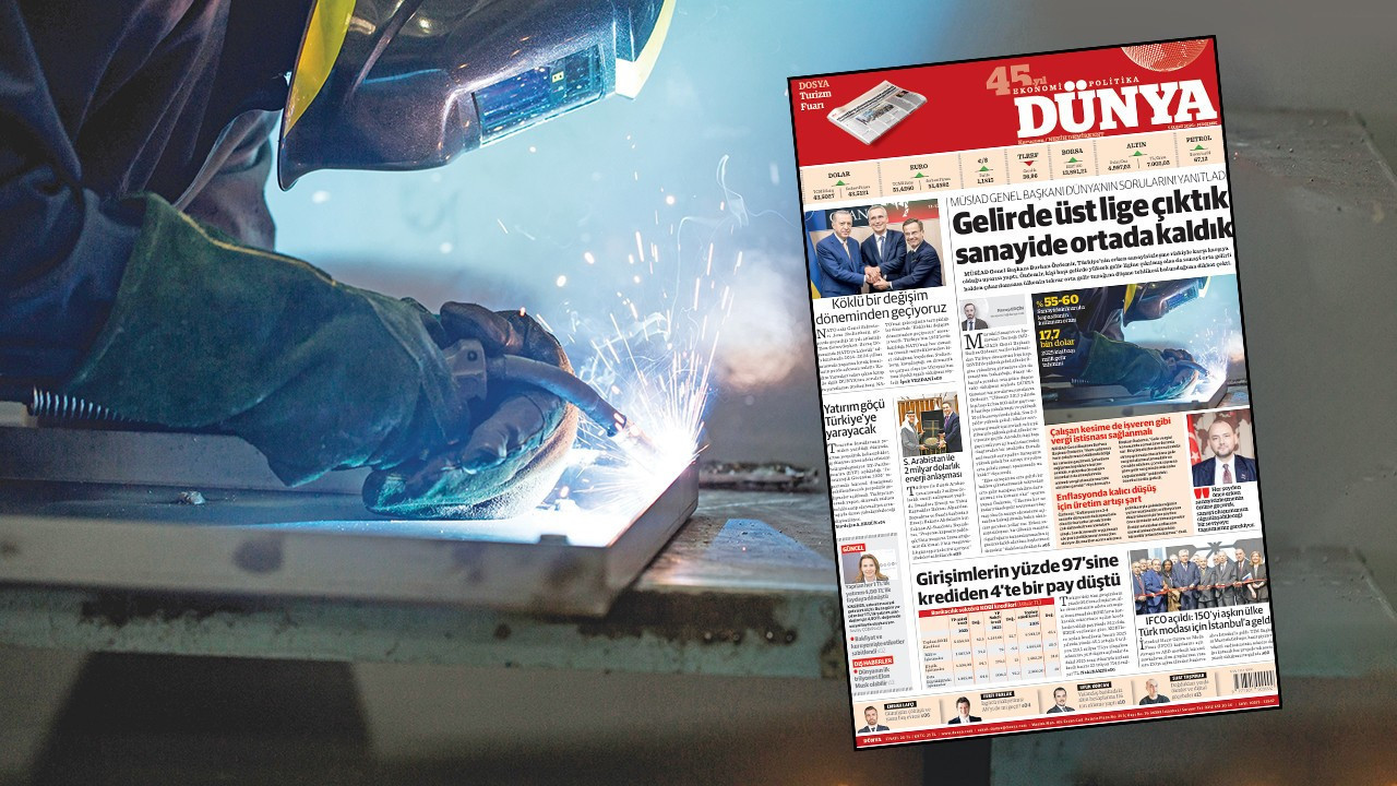 Gelirde üst lige çıktık sanayide ortada kaldık