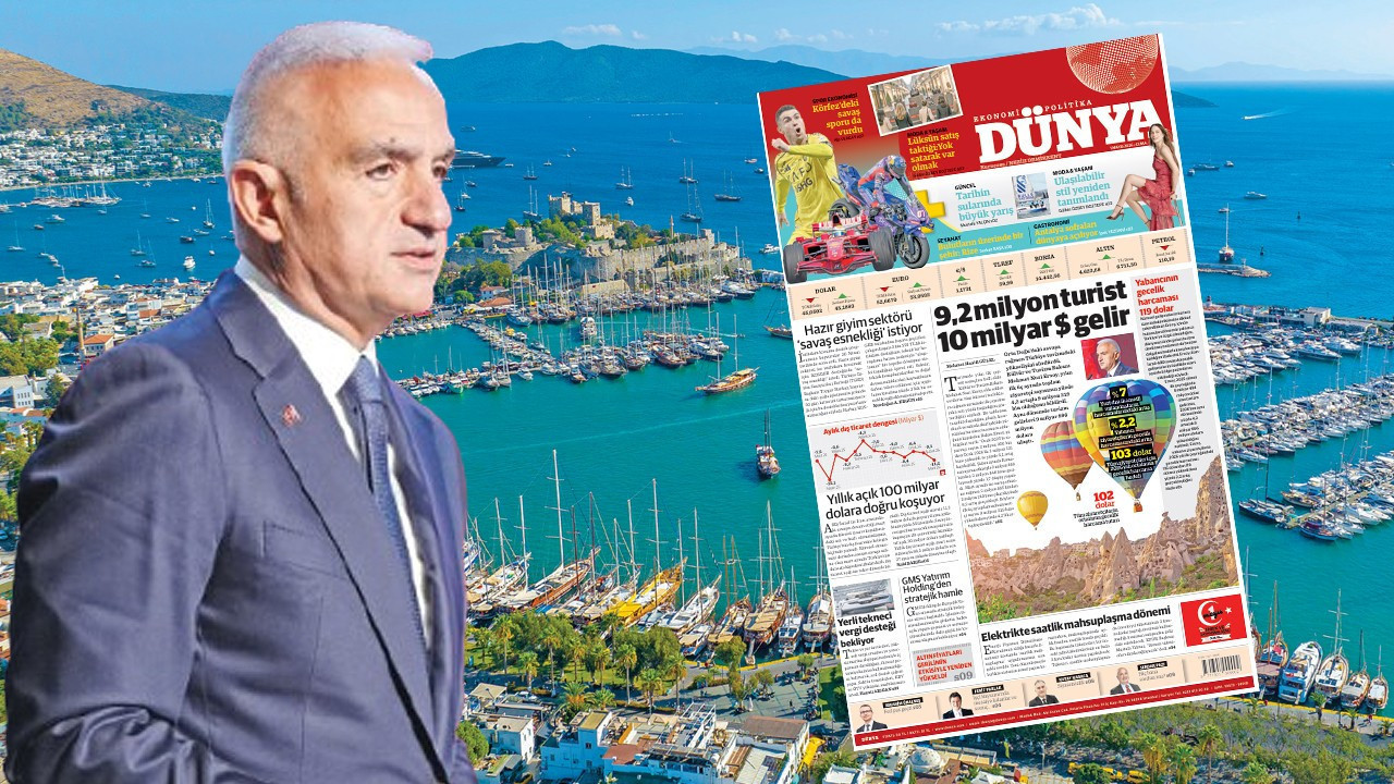 Turizm geliri rekor kırdı, turist sayısı 9 milyonu aştı
