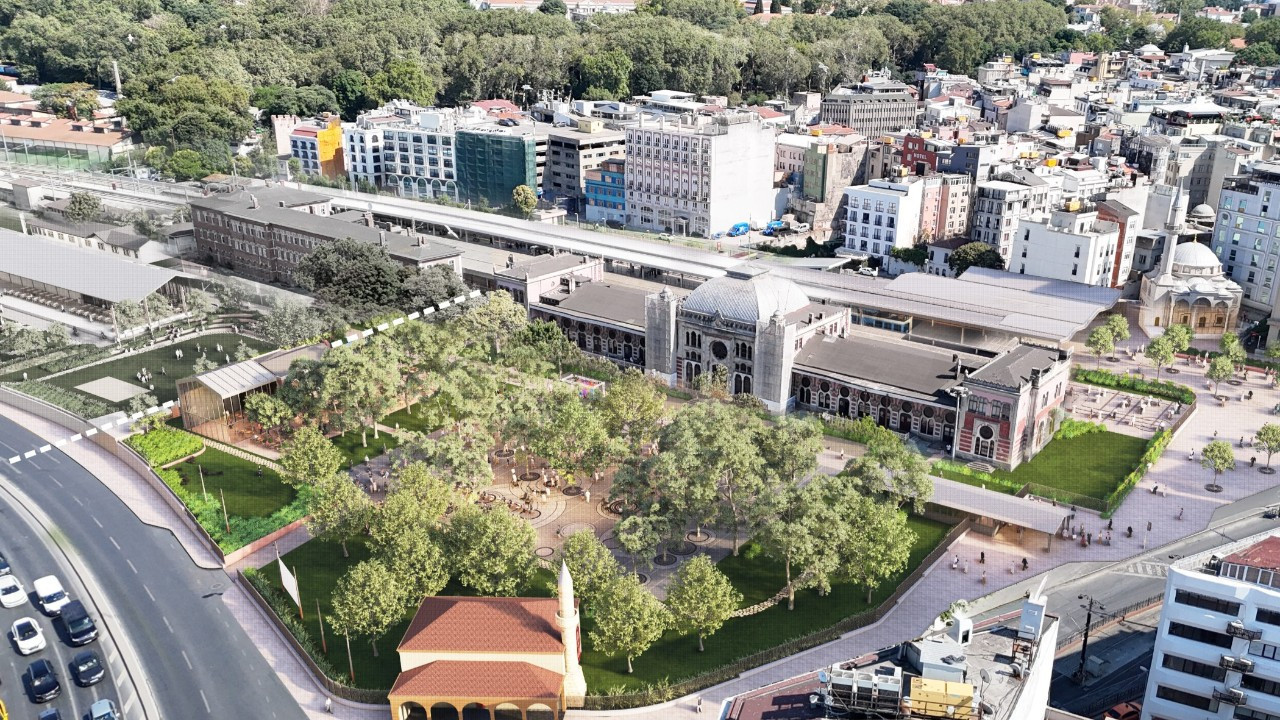 Bakan Ersoy Sirkeci Gar sahasındaki dönüşümü ilk kez paylaştı