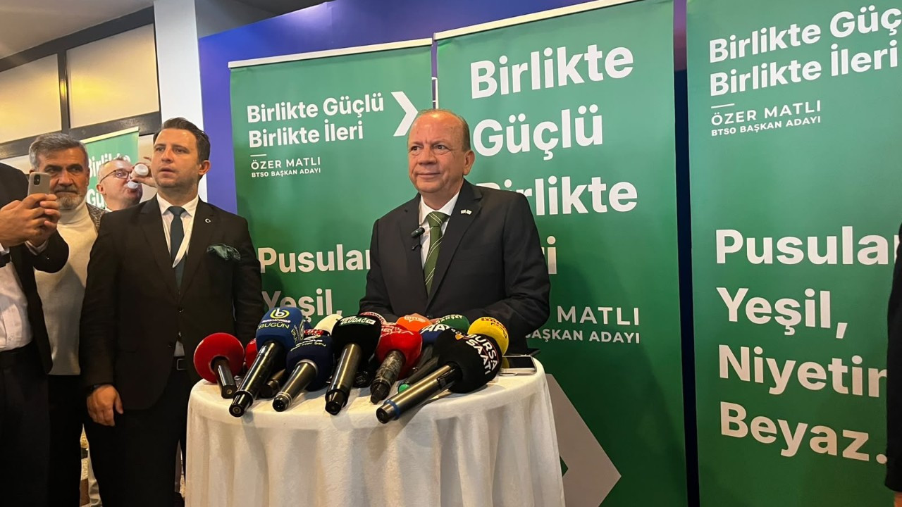 BTSO seçimlerinde ilk tablo: Özer Matlı’nın yeşil listesi 34 komiteyle ilk sırada